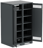 ITK LINEA B Шкаф (пустой) 2000х1200мм дверь двуст. мет. чер. | код LB05-20H29-2M | ITK by IEK