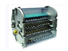 Распределительный блок на DIN-рейку РБ-160 4П 160А (4 шины 2x9+2x8+7x7+1x12) HLT | код 081-08-01 | HLT