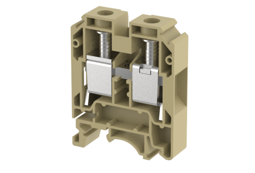 Клемма проходная винтовая 25 мм2, на 2 подключения, хаки KUT25(K) | код 1107010006 | Elmex Клемма проходная винтовая 25 мм2, на 2 подключения, хаки KUT25(K) | код 1107010006 | Elmex