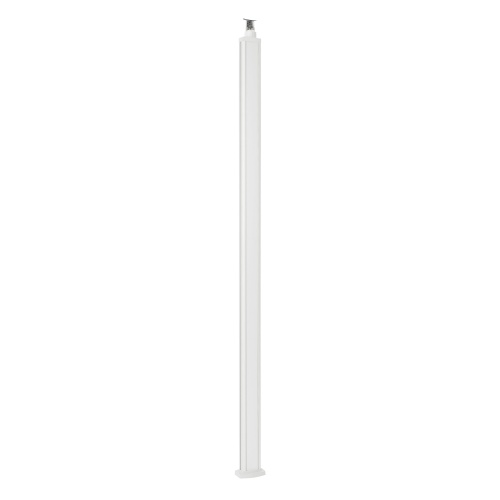 Универсальная колонна алюминиевая с крышкой из алюминия 1 секция, высота 2,77 метра, с возможностью увеличения высоты до 4,05 метра, цвет белый | код 653110 |  Legrand