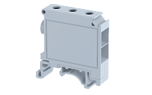 Клемма проходная винтовая для подключения уличного фонарного освещения 25 мм2, на 3 подключения, серая LPT225(G) | код 1907050000 | Elmex