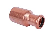Переходник редукционный однораструбный пресс 28ax15 для медных труб (162432815) | код RG008TB9PD1479 | Sanha