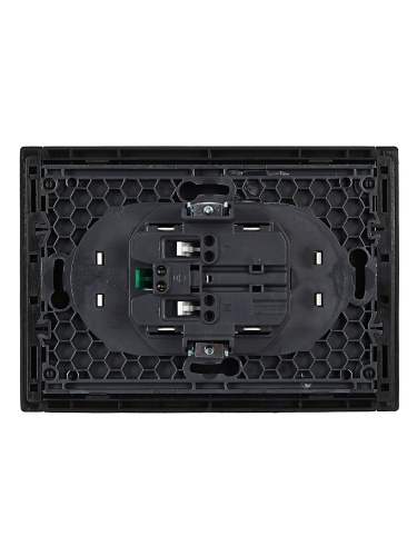 FORTE&PIANO Роз. 2-я с з/к з/ш б/к 16А FP123 чер. IEK | код FP-R24-16-1-K02 | IEK фото 4 FORTE&PIANO Роз. 2-я с з/к з/ш б/к 16А FP123 чер. IEK | код FP-R24-16-1-K02 | IEK фото 4