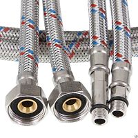 Подводка для смесителя 100см (пара) (1446) | код 01446 | AQUALINK