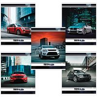 Тетрадь А5, 48 л., BRAUBERG, клетка, обложка картон, МАШИНЫ, 403038 | код 403038 | BRAUBERG