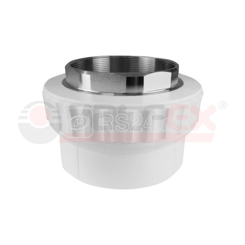 Муфта переходная с наружной резьбой 32х1 1/4дюйм под ключ (25/5) бел. | код 10135132 | VALFEX