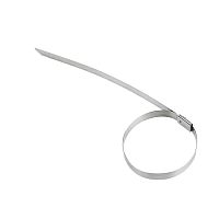 Хомут-стяжка стальной 400x7,9 мм, упаковка 100шт. REXANT | код 07-0410-100 | REXANT