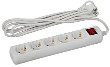 Удлинитель 5х3м с заземл. 16А IP20 с выкл. U-5es-3m ПВС 3х1 | Код. Б0028382 | ЭРА