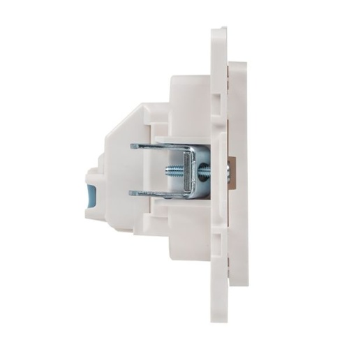 Стокгольм Механизм Розетки 1-местной б/з 10 А белый с защ, штор, PROxima | код EYR10-022-10 | EKF фото 4