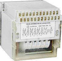 Реле времени ВС-43-6-1 УХЛ4 110В 50Гц 1-60с 6-цепн. с независ. регул. выдержки времени для каждой цепи задержка на вкл. ток контактов исполн. реле 4А 6перекл. с выдержк. времени+1перекл. мгнов. действия Реле и Автоматика A8011-76914503