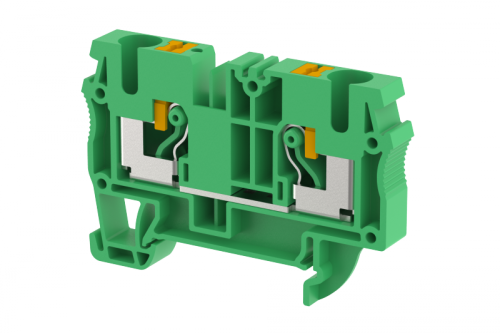 Клемма проходная PUSH-IN 6 мм2, на 2 подключения, зеленая PQ6-GREEN | код 3104010003 | Elmex Клемма проходная PUSH-IN 6 мм2, на 2 подключения, зеленая PQ6-GREEN | код 3104010003 | Elmex