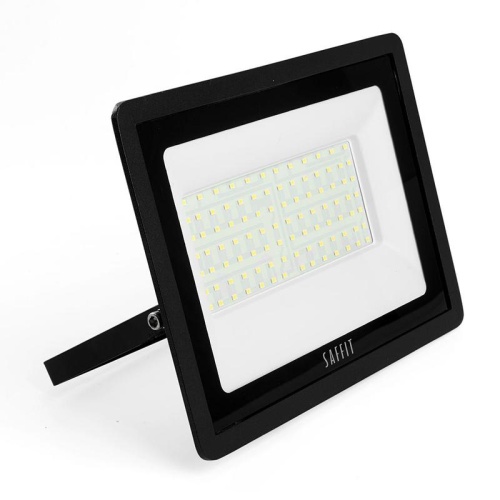 Прожектор светодиодный 2835SMD 100Вт 4000К AC230В/50Гц IP65 черн. в компактном корпусе SFL90-100 SAFFIT 55230