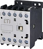 Контактор миниатюрный CEC 07.PR 230V AC (7A, 3kW, AC3) 4р (2н.о.+2н.з.) | код 004641204 | ETI