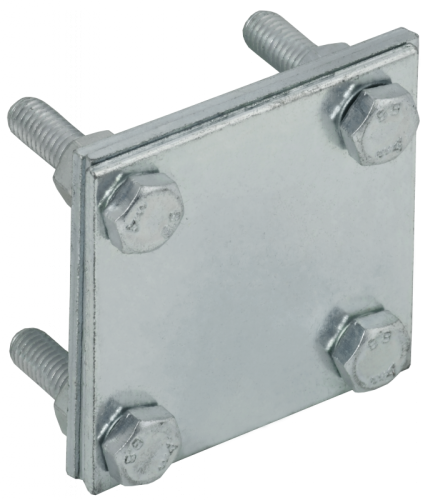 Заж. крес. с раз. пол.-пол. 40мм оц. сталь HDZ IEK | код ZCC68-14-1-40 | IEK