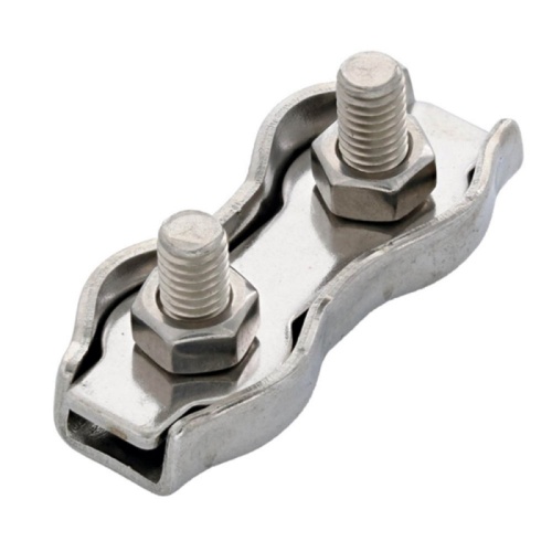 Зажим троса двойной D6мм Duplex (50шт/уп) Промрукав | код PR08.3891 | ПРОМРУКАВ