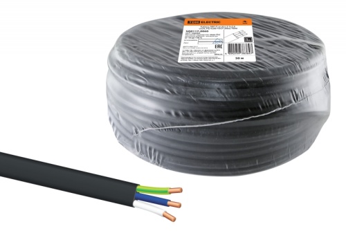 Кабель ВВГ-Пнг(А) -LS 3х2.5ок (N PE) -0.66 ГОСТ (бухта 50м) | код SQ0117-0060 | РЭМЗ ТМ Кабель ВВГ-Пнг(А) -LS 3х2.5ок (N PE) -0.66 ГОСТ (бухта 50м) | код SQ0117-0060 | РЭМЗ ТМ