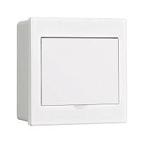 Корпус пласт. навесной бел. дв. 1 ряд 6 мод. IP41 ЩРН-П | код 31085DEK | DEKraft