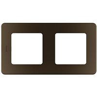 Рамка 2-м Inspiria бронз. Leg | код 673949 | Inspiria(группа Legrand)