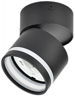 Светильник 4034 настенно-потолочн. GX53 черный IEK | код LT-USB0-4034-GX53-1-K02 | IEK