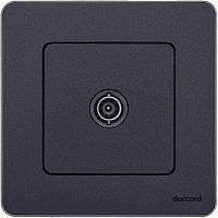 Розетка TV проходная 14 дБ 5 862 мГц INSPIRIA антрацит | код 673863 | Legrand