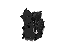 TU4-FUSELED220-BK Клемма серии TU, с предохранителем со светодиодом 220VAC/VDC, сеч. 4кв2, черн., шт | код TU4-FUSELED220-BK | SUPU