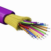 Кабель волоконно-оптический, распределительный, арамидные упрочняющие нити, для внутренней прокладки, нг(А)-HF, 16 ОВ, категория OM4 | код RNDT4C16MG01 | DKC
