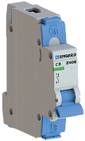 Автоматический выключатель Z406 1р C3 4,5кА | код Z406-1C-03 | Engard
