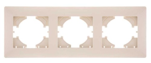 Рамка 3-м Bravo беж. | код С1030-003 | GUSI