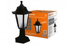 Светильник садово-парковый НТУ 06-60-001 шестигр., стойка, пластик, расс.пластик, черный TDM | код SQ0330-0762 | TDM