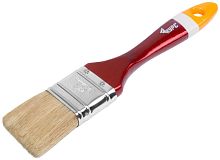 Кисть флейцевая "Мастер" 1.5дюйм (38мм) натур. щетина деревянная ручка КУРС 00834
