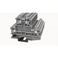 DCKKB2.5-01P-15-00Z(H), Клемма винтовая, 2 ур., 2.5 мм.кв., оранжевый, шт | код 11020000316 | DEGSON