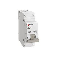 Автоматический выключатель 1P 63А (C) 10kA ВА 47-100M без теплового расцепителя PROxima | код mcb47100m-1-63C-pro | EKF