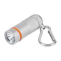 Фонарь-брелок KL 61S LED батарейки в комплекте алюминиевый СЕРЫЙ IN HOME | код 4690612032047 | IN HOME