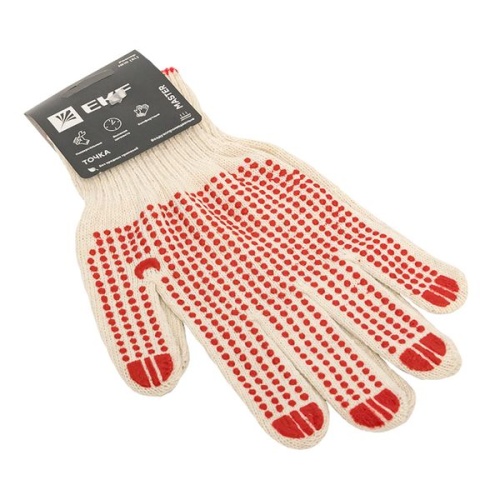 Перчатки рабочие ТОЧКА с ПВХ-покрытием (10 класс, 9 разм) Master | код pe10ct-9-mas | EKF фото 3