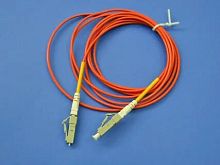 Патч-корд оптический LANMASTER, LSZH, симплексный, LC/PC-LC/PC, MM 50/125, 2.0 м | код LAN-LC-LC/OM2-2.0 | LANMASTER