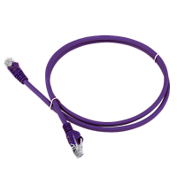 Патч-корд LANMASTER LSZH FTP кат.6, 3.0 м, фиолетовый | код LAN-PC45/S6-3.0-VI | LANMASTER