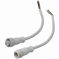 Разъемы герметичные кабельные (штекер-гнездо) RUICHI BLHK16-6PW, 6 контактов, IP67, 5 А, 250 В, белые | код 113709 | Ruichi