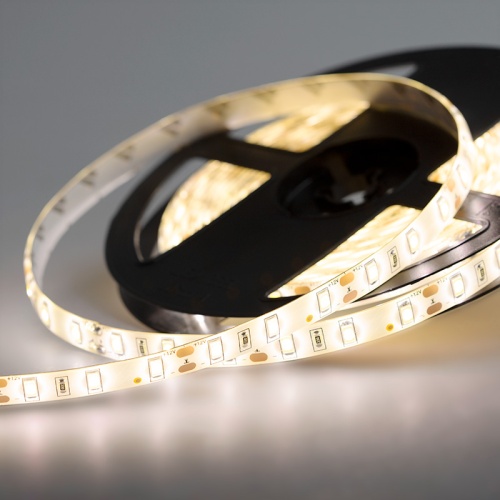 LED лента 12 В, 12 мм, IP65, SMD 5730, 60 LED/m, 12 V, цвет свечения теплый белый (3000 K) | код 141-234 | LAMPER