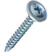 Саморез с прессшайбой 4.2х32 сверло оцинкованный | код screw-MM-32 | Крепдил