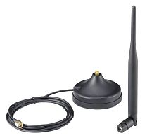 Антенна ANT-WSB-AHRM-05-1.5m 2.4 GHz, omni-directional antenna, 5 dBi, R-SMA (male), magnetic, 1.5 m (1710010000511) | код 00-06057210 | MOXA