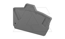 Концевой сегмент EK2.5 для пружинных клемм ZK2.5..ZK6, темно-серый | код 1SNK705910R0000 | Entrelec