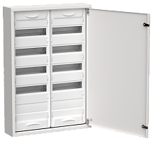 TITAN 5 Корпус мет. ЩРн-120 (2х60) 835х570х140 IP31 бел IEK | код TI5-50-N-2X060-31 | IEK