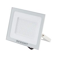 Прожектор REXANT СДО 100 Вт 8000 Лм 5000 K белый корпус | код 605-027 | REXANT