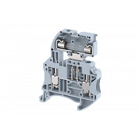 Клемма проходная винтовая 6 мм2 под предохранитель, на 2 подключения, зеленая TQF6-GREEN | код 1204260003 | Elmex
