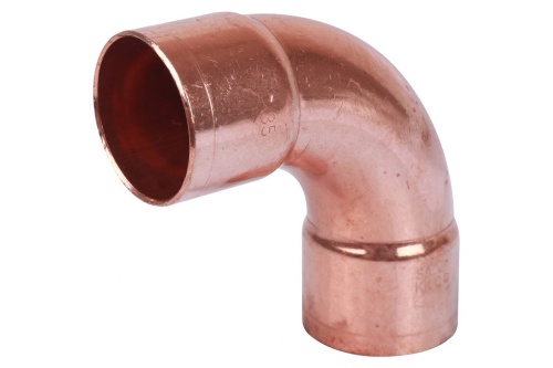 Отвод двухраструбный 90 град. медь пайка 35, модель 5002a (15002A35) | код RG008TB9RG6BEO | Sanha