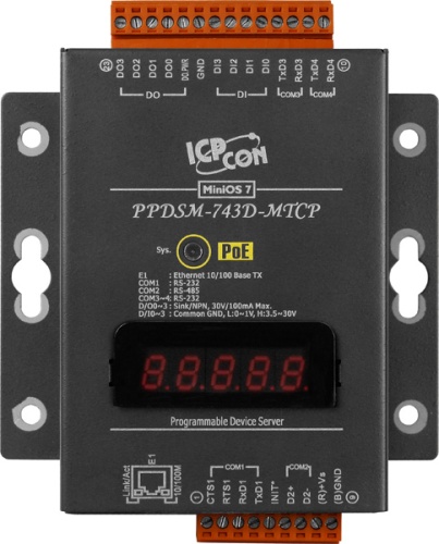 PPDSM-743D-MTCP CR PPDS-743D-MTCP CR with Metal Case | код 00-06083311 | ICP DAS PPDSM-743D-MTCP CR PPDS-743D-MTCP CR with Metal Case | код 00-06083311 | ICP DAS