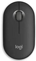 Мышь Logitech Pebble 2 M350S графитовый оптическая (4000dpi) silent беспроводная BT USB для ноутбука (2but) | код 2011235 | Logitech
