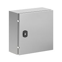 Корпус навесной STH с М/П из нержавеющей cтали AISI316 ВxШxГ 300x300x150 мм, с фланцем, IP66 | код R5STH0331F-316 | DKC