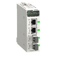 Оптоволоконный повторитель RIO в шасси Modicon X80 | код BMXNRP0200RU | SCHNEIDER ELECTRIC