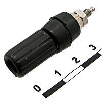 Гнездо RUICHI 10-0021 Zinc чёрныйъ, монтаж на гайку | код 70068 | Ruichi